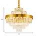 Alessandra Gold Cascade: Crystal Elegance For Your Dining Room Chandelier