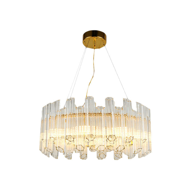 Freya’s Modern Gold Crystal Chandelier: Illuminate Your Space With Elegance