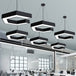 Aubree Modern Geometric Pendant: A Versatile Option For Your Office Black / 16’ Pendant Lighting