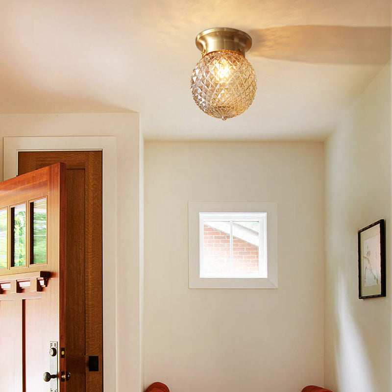 Olivia’s Modern Gold Flush Mount Light