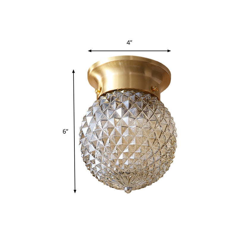 Olivia’s Modern Gold Flush Mount Light