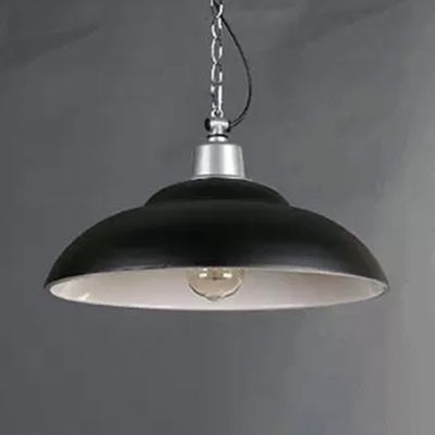 Adalynn Industrial Pendant: Dual Shades & Vintage Charm (Black Green Pendant Lighting