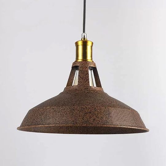 Mila Farmhouse Pendant Lamp - Rustic Charm For Any Space Rust