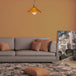 Caroline Scalloped Glass Pendant Lamp - Brass Accents For Contemporary Spaces