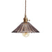 Caroline Scalloped Glass Pendant Lamp - Brass Accents For Contemporary Spaces