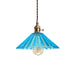 Caroline Scalloped Glass Pendant Lamp - Brass Accents For Contemporary Spaces