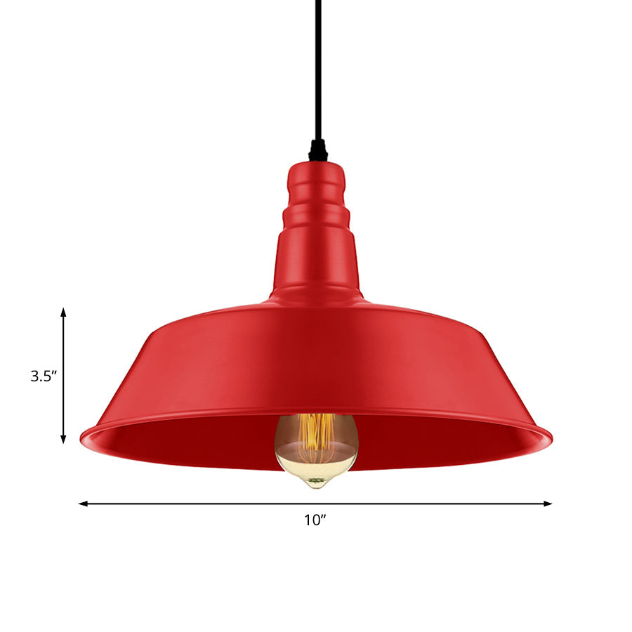 Embrace Industrial Charm And A Pop Of Color: The Red & Green Pendant Light Lighting