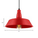 Embrace Industrial Charm And A Pop Of Color: The Red & Green Pendant Light Lighting