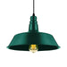 Embrace Industrial Charm And A Pop Of Color: The Red & Green Pendant Light Lighting