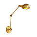 Watson’s Industrial Swing Arm: Brass Beauty For Focused Light (1 - Light Sconce)