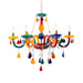 Sparkly Fun: Kids’ Adjustable Crystal Chandelier (6 - Light)