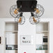 Embrace Industrial Charm And Ample Illumination: The Global Cage Semi - Flush Ceiling Light 4 /