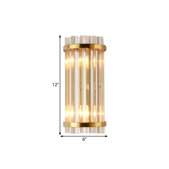 Elara’s Modern Gold Crystal Wall Sconce: Elegance Meets Functionality