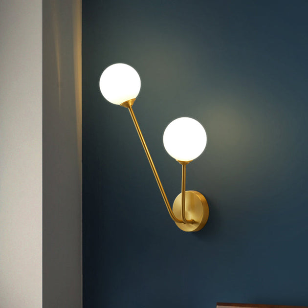 Mid - Century Charm Meets Modern Efficiency: The Zenith Wall Light Brass