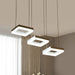 Ayla Modern Marvel: Black & White Acrylic Chandelier Black - White Pendant Lighting