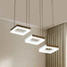 Ayla Modern Marvel: Black & White Acrylic Chandelier Pendant Lighting