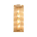 Modern Elegance Meets Warmth: Crystal Rod Wall Sconce