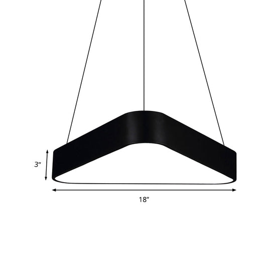 Ariella Modern Triangle Pendant: Light Up Your Space With Style And Warmth