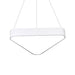 Ariella Modern Triangle Pendant: Light Up Your Space With Style And Warmth