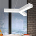 Brianna Y - Shaped Pendant: Modern Design Meets Versatile Lighting White / 22’ Ceiling Light