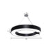 Blake’s Bold C - Curve: Modern Led Pendant Lamp In Black Or White Ceiling Light