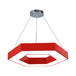 Stella’s Contemporary Led Honeycomb Pendant Light - Vibrant Green/Blue/Red In White/Warm/Natural