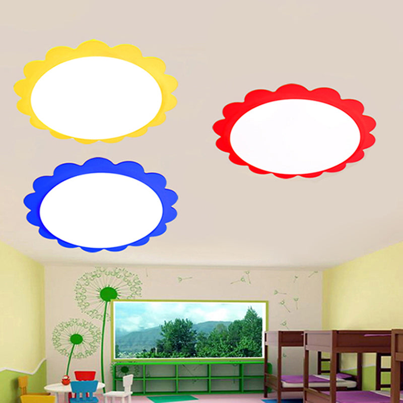 Blooming Beauty: Cartoon Flower Led Ceiling Light