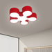 Blooming Brilliance: Colorful Blossom Led Ceiling Light For Kids