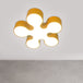 Blooming Brilliance: Colorful Blossom Led Ceiling Light For Kids Yellow