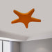 Emily Yellow/Orange/Blue Led Cartoon Star Ceiling Light For Kids Room