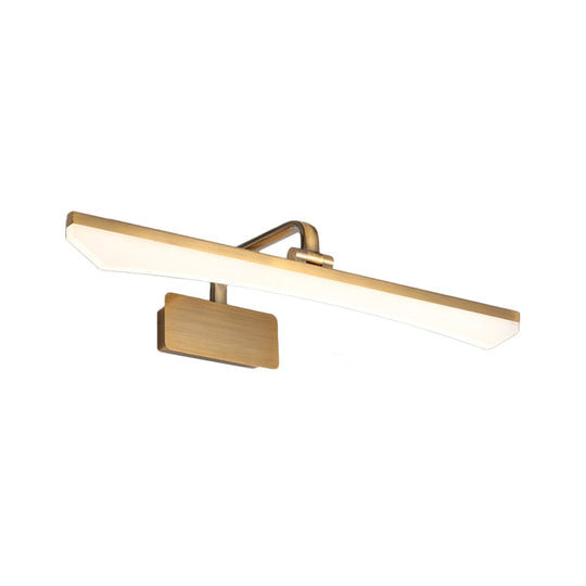 Rylee Modern Gold Led Vanity Lamp