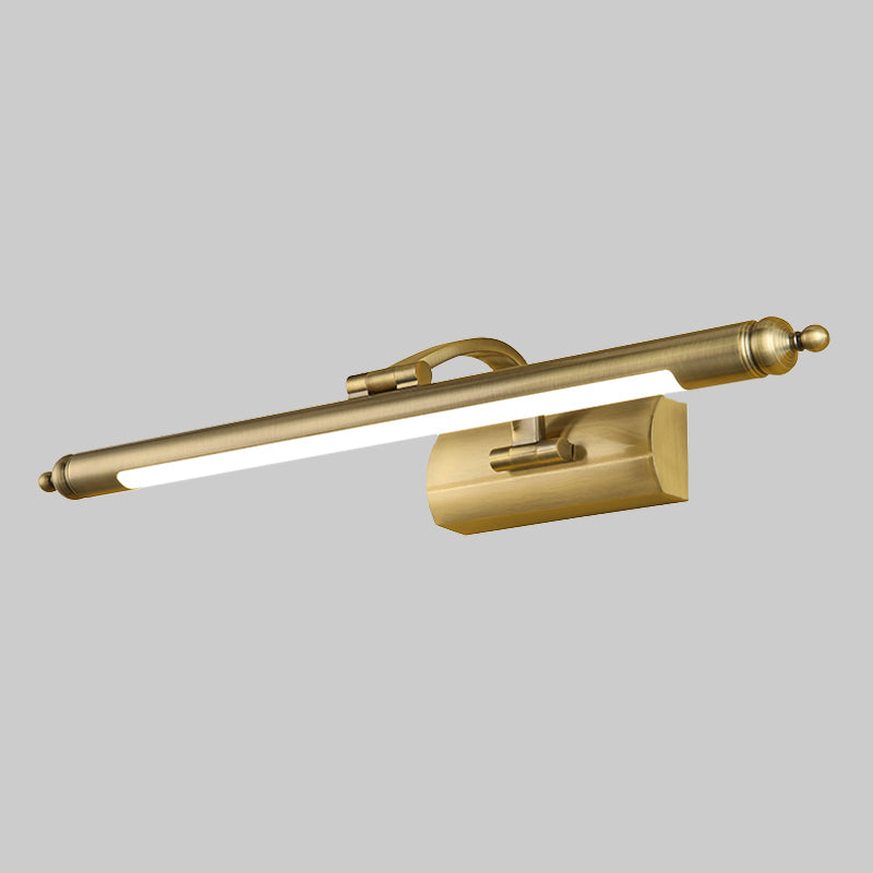 Olivia’s Modern Brass Led Vanity Light: Elevate Your Bathroom In Style