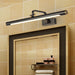 Modern Elegance Meets Warmth: Black Tubular Bathroom Vanity Light