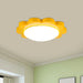 Sunny’s Playful Sun Ceiling Light: Brighten Up Your Playroom! Yellow