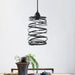 Amy Modern Black Pendant - Industrial Swirl Design Lighting