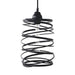 Amy Modern Black Pendant - Industrial Swirl Design Lighting