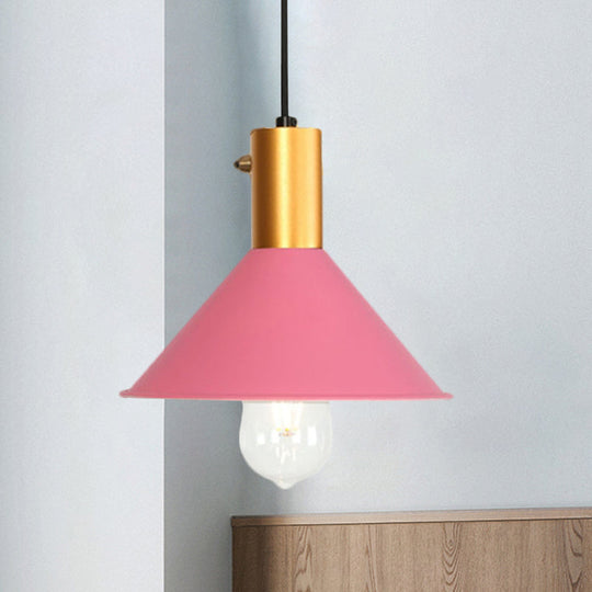 Sophia’s Modern Tapered Pendant Light Pink