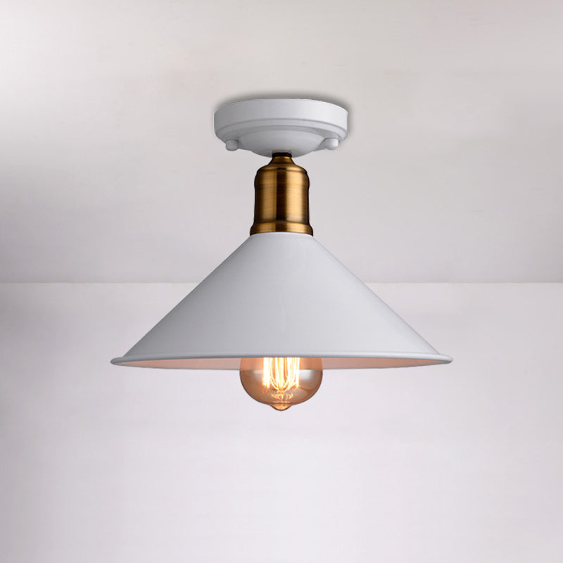 Mary Enchanting Conic Semi - Flush: Vintage Charm Meets Modern Style