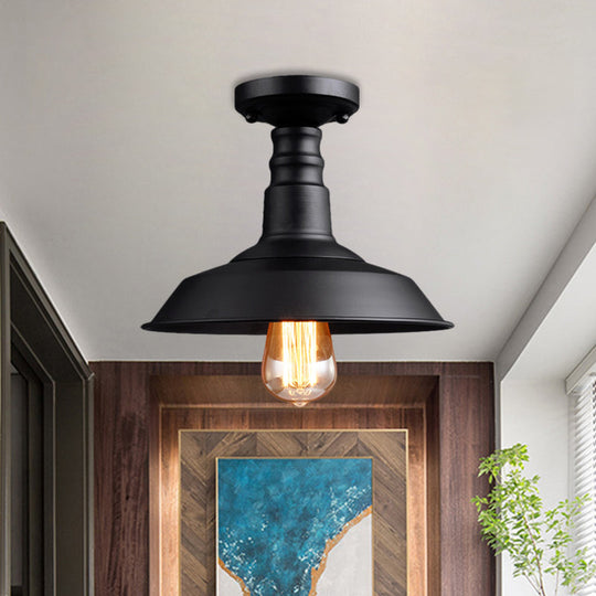 Wyatt’s Barn Shade: Vintage Charm For Any Space Black