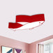 Dive Into Adventure With The Shark Ceiling Light! Red