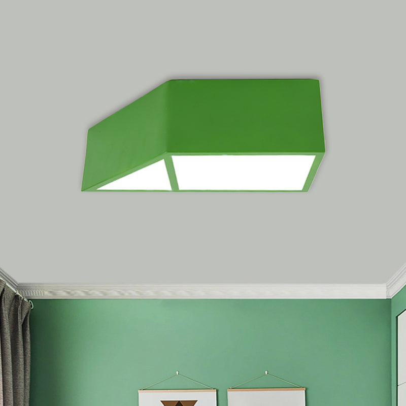 Brooke Playful Trapezoid Ceiling Lamp: Brighten Your Child’s Room With Fun Colors Light Fixtures