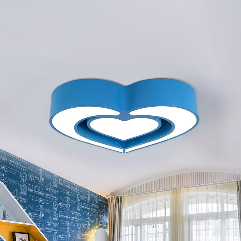 Valentina Hearts For Dreamland: Rotating Led Ceiling Light Blue