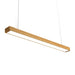 Axel’s Modern Linear Pendant Lamp: Sleek Aluminum Design In Multiple Sizes Lighting