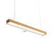 Axel’s Modern Linear Pendant Lamp: Sleek Aluminum Design In Multiple Sizes Lighting