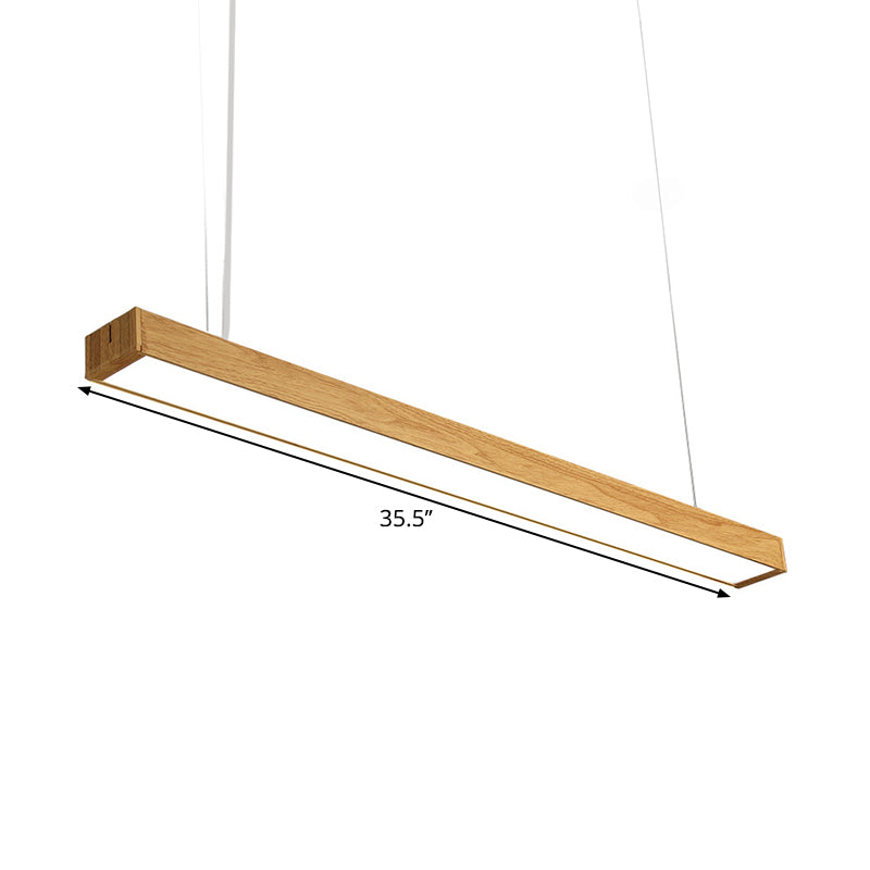 Axel’s Modern Linear Pendant Lamp: Sleek Aluminum Design In Multiple Sizes Lighting