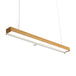 Axel’s Modern Linear Pendant Lamp: Sleek Aluminum Design In Multiple Sizes Lighting