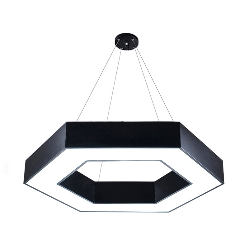 Blakely Modern Hexagonal Led Pendant: Illuminate Your Office With Style And Functionality Pendant