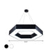 Blakely Modern Hexagonal Led Pendant: Illuminate Your Office With Style And Functionality Pendant