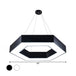 Blakely Modern Hexagonal Led Pendant: Illuminate Your Office With Style And Functionality Pendant