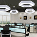 Blakely Modern Hexagonal Led Pendant: Illuminate Your Office With Style And Functionality Pendant